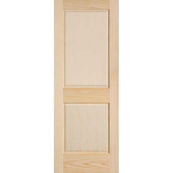 Clear Pine 2 Panel Traditional