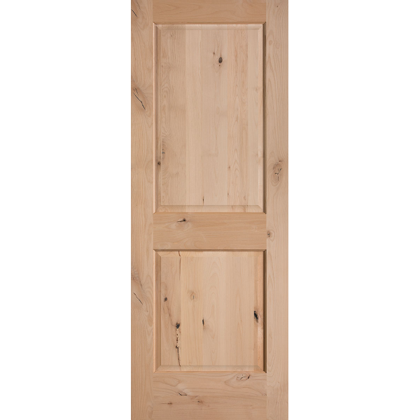 Knotty Alder 2 Panel Traditional