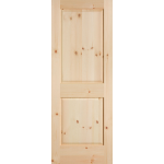 Knotty Pine 2 Panel Traditional