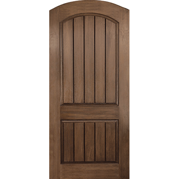 Rustic Planked Heritage Arch Top 2 Panel