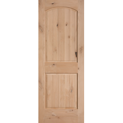 Knotty Alder 2 Panel Arch Plank