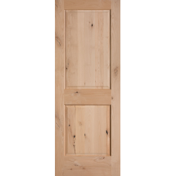 Knotty Alder 2 Panel Traditional