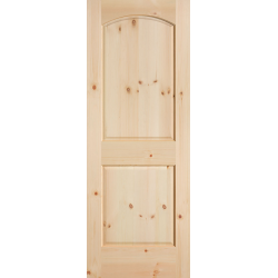 Knotty Pine 2 Panel Arch