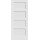 4 Panel Shaker Equal w/Diffused White Laminate 4 Panel Shaker Equal w/Diffused White Laminate