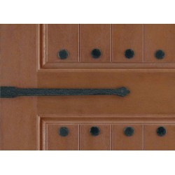 18" Hinge Strap (shown with round clavos)