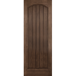 Rustic Planked 1 Panel Arch Top 8 ft